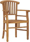 vidaXL - Tuinstoelen - 2 - st - massief - teakhout