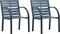 vidaXL - Tuinstoelen - 2 - st - massief - vurenhout - en - gepoedercoat - staal - grijs