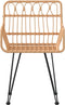 vidaXL - Tuinstoelen - 2 - st - met - armleuning - 56x64x80 - cm - PE-rattan