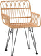 vidaXL - Tuinstoelen - 2 - st - met - armleuning - 56x64x80 - cm - PE-rattan