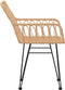 vidaXL - Tuinstoelen - 2 - st - met - armleuning - 56x64x80 - cm - PE-rattan