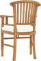 vidaXL - Tuinstoelen - 2 - st - met - crèmewitte - kussens - massief - teakhout