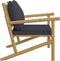 vidaXL - Tuinstoelen - 2 - st - met - donkergrijze - kussens - bamboe