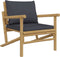 vidaXL - Tuinstoelen - 2 - st - met - donkergrijze - kussens - bamboe