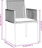 vidaXL - Tuinstoelen - 2 - st - met - kussens - 54x60,5x83,5 - cm - poly - rattan - zwart