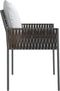 vidaXL - Tuinstoelen - 2 - st - met - kussens - 54x61x83 - cm - poly - rattan - bruin