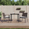 vidaXL - Tuinstoelen - 2 - st - met - kussens - 56,5x57x83 - cm - poly - rattan - bruin