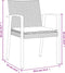 vidaXL - Tuinstoelen - 2 - st - met - kussens - 56,5x57x83 - cm - poly - rattan - bruin