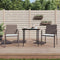 vidaXL - Tuinstoelen - 2 - st - met - kussens - 56x59x84 - cm - poly - rattan - bruin