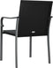 vidaXL - Tuinstoelen - 2 - st - met - kussens - 56x59x84 - cm - poly - rattan - zwart