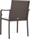 vidaXL - Tuinstoelen - 2 - st - met - kussens - 56x59x84 - cm - poly - rattan - bruin
