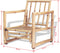 vidaXL - Tuinstoelen - 2 - st - met - kussens - bamboe