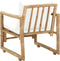 vidaXL - Tuinstoelen - 2 - st - met - kussens - bamboe