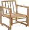 vidaXL - Tuinstoelen - 2 - st - met - kussens - bamboe