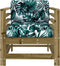 vidaXL - Tuinstoelen - 2 - st - met - kussens - geïmpregneerd - grenenhout