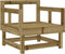 vidaXL - Tuinstoelen - 2 - st - met - kussens - geïmpregneerd - grenenhout