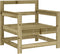 vidaXL - Tuinstoelen - 2 - st - met - kussens - geïmpregneerd - grenenhout