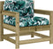 vidaXL - Tuinstoelen - 2 - st - met - kussens - geïmpregneerd - grenenhout