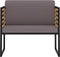 vidaXL - Tuinstoelen - 2 - st - met - kussens - massief - acaciahout - donkergrijs