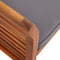 vidaXL - Tuinstoelen - 2 - st - met - kussens - massief - acaciahout
