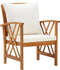 vidaXL - Tuinstoelen - 2 - st - met - kussens - massief - acaciahout
