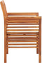 vidaXL - Tuinstoelen - 2 - st - met - kussens - massief - acaciahout