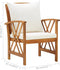 vidaXL - Tuinstoelen - 2 - st - met - kussens - massief - acaciahout