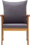 vidaXL - Tuinstoelen - 2 - st - met - kussens - massief - acaciahout