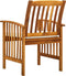 vidaXL - Tuinstoelen - 2 - st - met - kussens - massief - acaciahout