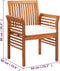 vidaXL - Tuinstoelen - 2 - st - met - kussens - massief - acaciahout