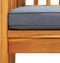vidaXL - Tuinstoelen - 2 - st - met - kussens - massief - acaciahout