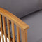 vidaXL - Tuinstoelen - 2 - st - met - kussens - massief - acaciahout