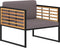 vidaXL - Tuinstoelen - 2 - st - met - kussens - massief - acaciahout - donkergrijs