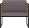 vidaXL - Tuinstoelen - 2 - st - met - kussens - massief - acaciahout - donkergrijs