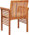 vidaXL - Tuinstoelen - 2 - st - met - kussens - massief - acaciahout