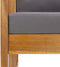 vidaXL - Tuinstoelen - 2 - st - met - kussens - massief - acaciahout