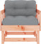 vidaXL - Tuinstoelen - 2 - st - met - kussens - massief - douglashout