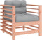 vidaXL - Tuinstoelen - 2 - st - met - kussens - massief - douglashout