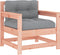 vidaXL - Tuinstoelen - 2 - st - met - kussens - massief - douglashout