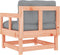 vidaXL - Tuinstoelen - 2 - st - met - kussens - massief - douglashout