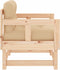 vidaXL - Tuinstoelen - 2 - st - met - kussens - massief - grenenhout