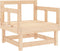 vidaXL - Tuinstoelen - 2 - st - met - kussens - massief - grenenhout