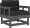 vidaXL - Tuinstoelen - 2 - st - met - kussens - massief - grenenhout - grijs