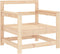 vidaXL - Tuinstoelen - 2 - st - met - kussens - massief - grenenhout