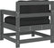 vidaXL - Tuinstoelen - 2 - st - met - kussens - massief - grenenhout - grijs