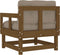 vidaXL - Tuinstoelen - 2 - st - met - kussens - massief - grenenhout - honingbruin