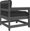 vidaXL - Tuinstoelen - 2 - st - met - kussens - massief - grenenhout - grijs