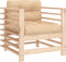 vidaXL - Tuinstoelen - 2 - st - met - kussens - massief - grenenhout