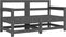 vidaXL - Tuinstoelen - 2 - st - met - kussens - massief - grenenhout - grijs