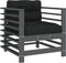 vidaXL - Tuinstoelen - 2 - st - met - kussens - massief - grenenhout - grijs